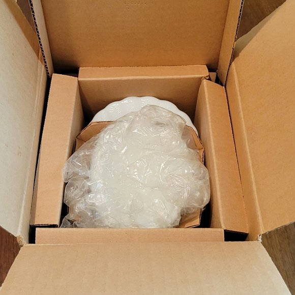 Vintage Martha Stewart by LE Smith Milk Glass Turkey Covered Candy Dish 1989 - Picture 12 of 12